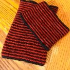 A New Two-Tone Black and Red Skiker and Skandana for my Daughter
